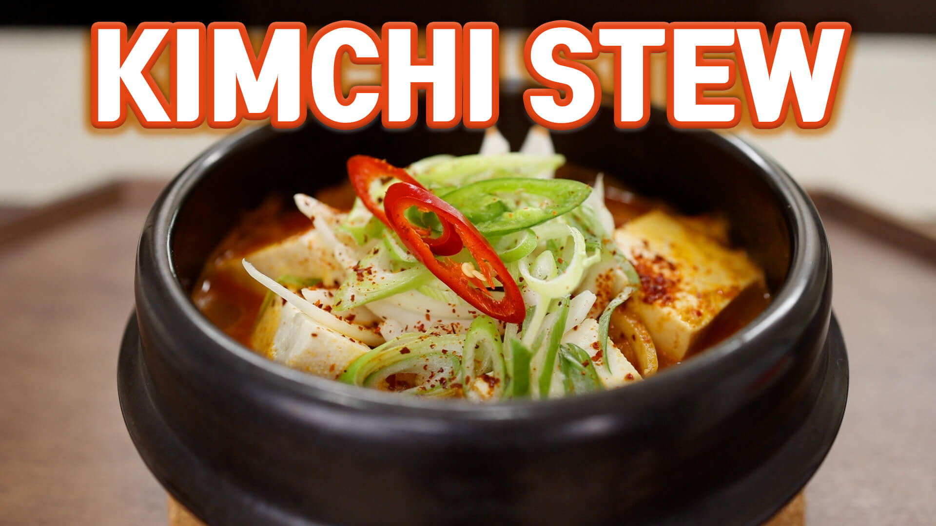 Kimchi Stew with Vegetable (Kimchi Jjigae)