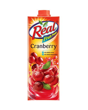 1 Ltr Real Juice Cranberry 